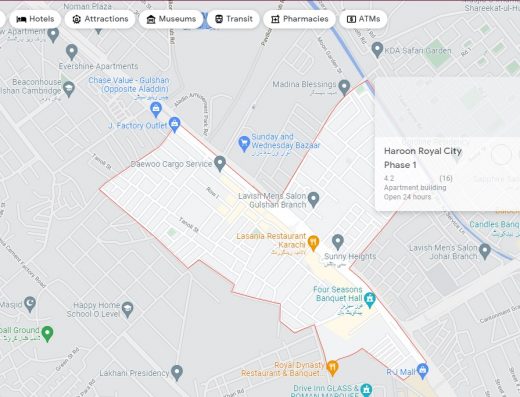Shaheen Realty Property map