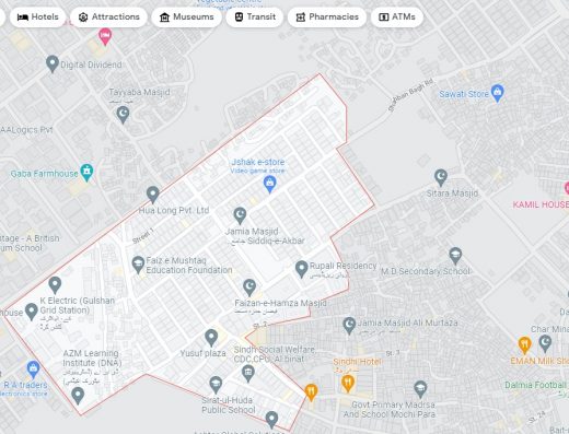 Shaheen Realty Property map
