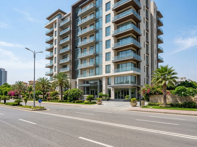 Representative image of an apartment building in Bahria Town. Not a photograph of the property on this page.