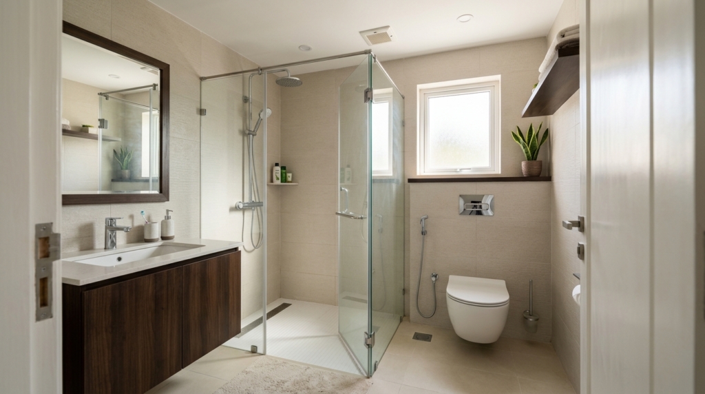 Representative bathroom interior