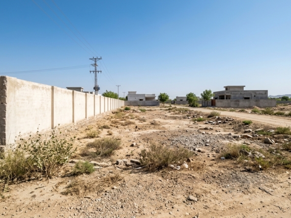 Representative image of a residential plot in Sindh. Not a photograph of the property on this page.