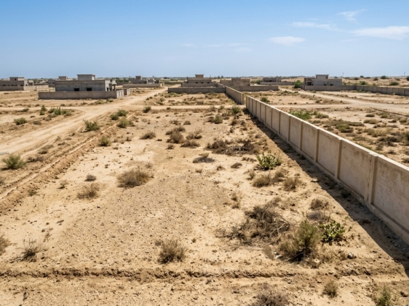 Representative image of a residential plot in Sindh. Not a photograph of the property on this page.