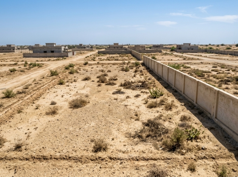 Representative image of a residential plot in Sindh. Not a photograph of the property on this page.
