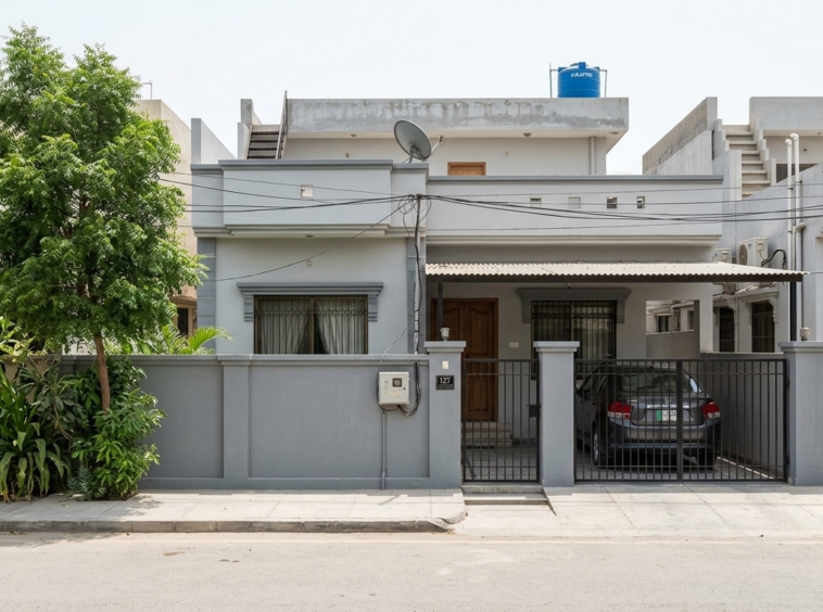 Representative image of a bungalow in Karachi. Not a photograph of the property on this page.