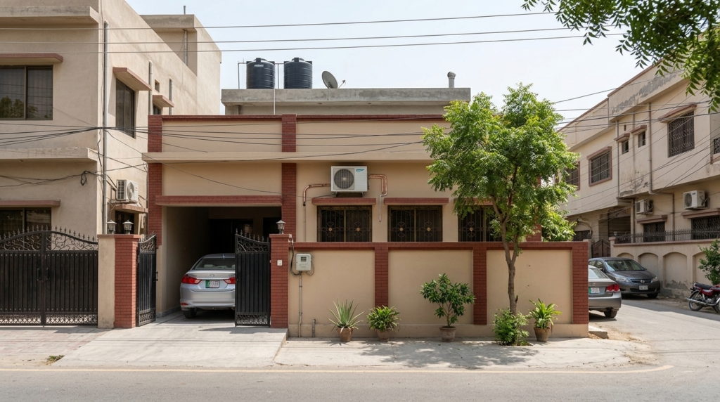 Representative image of a bungalow in Karachi. Not a photograph of the property on this page.