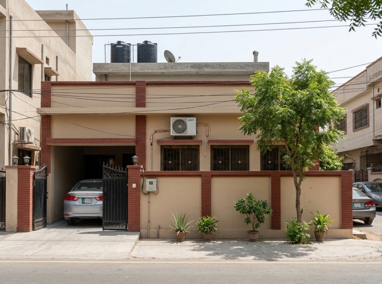 Representative image of a bungalow in Karachi. Not a photograph of the property on this page.
