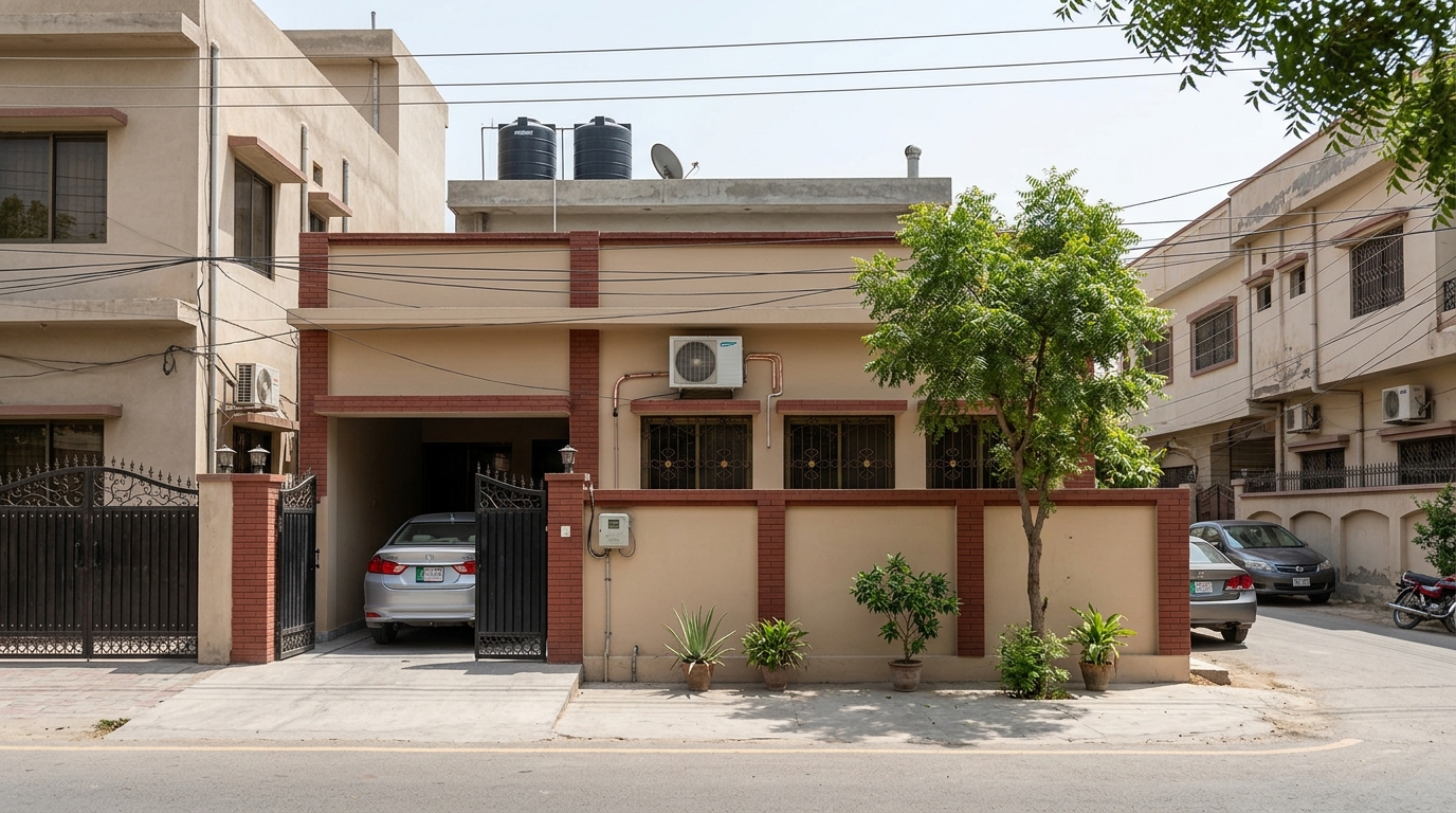 Representative image of a bungalow in Karachi. Not a photograph of the property on this page.