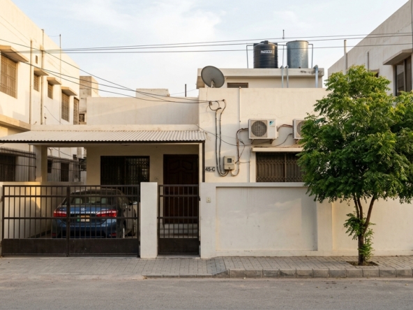 Representative image of a bungalow in Karachi. Not a photograph of the property on this page.