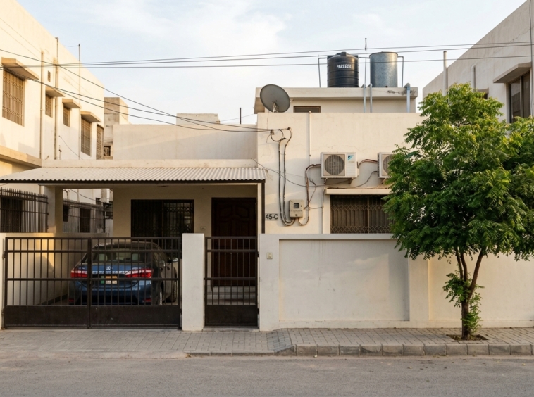 Representative image of a bungalow in Karachi. Not a photograph of the property on this page.