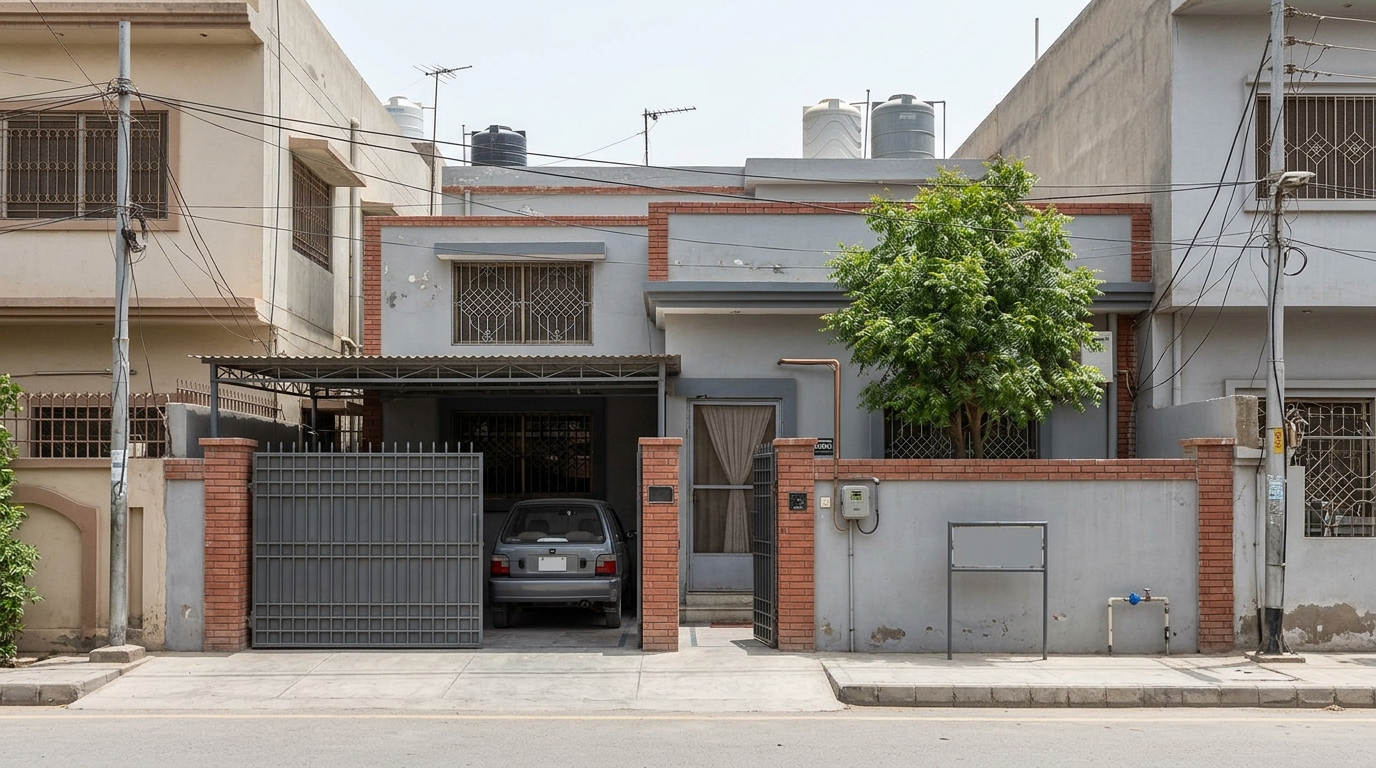 Representative image of a bungalow in Karachi. Not a photograph of the property on this page.
