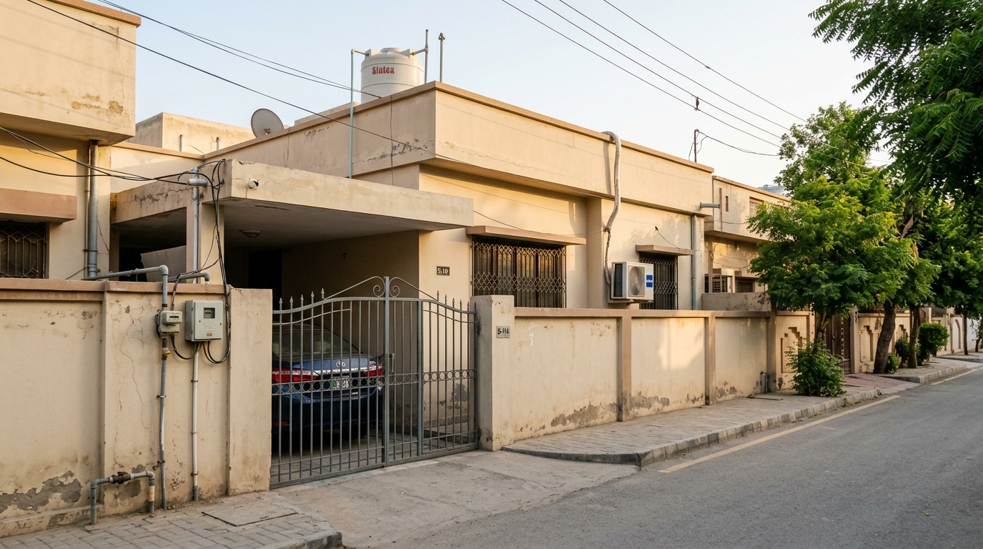 Representative image of a bungalow in Karachi. Not a photograph of the property on this page.