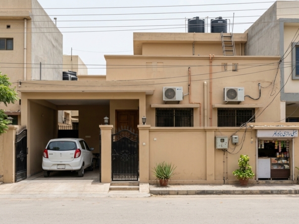 Representative image of a bungalow in Karachi. Not a photograph of the property on this page.