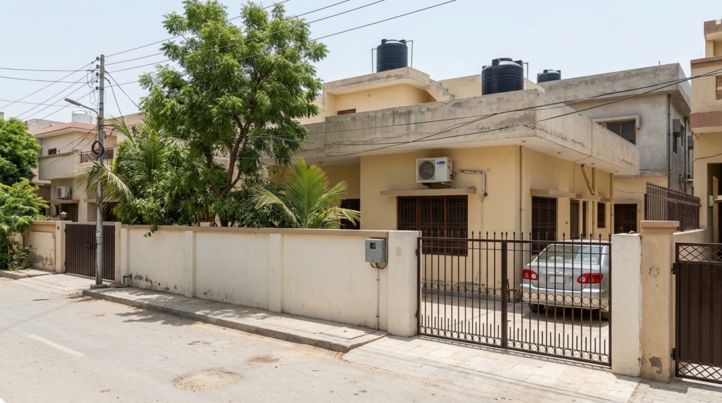 Representative image of a bungalow in Karachi. Not a photograph of the property on this page.