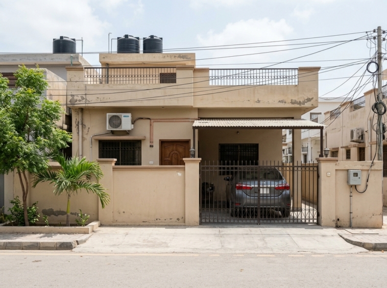 Representative image of a bungalow in Karachi. Not a photograph of the property on this page.