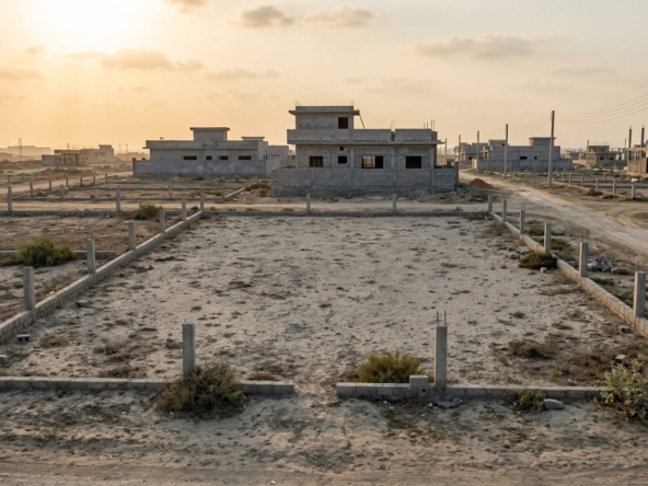 Representative image of a residential plot in Sindh. Not a photograph of the property on this page.