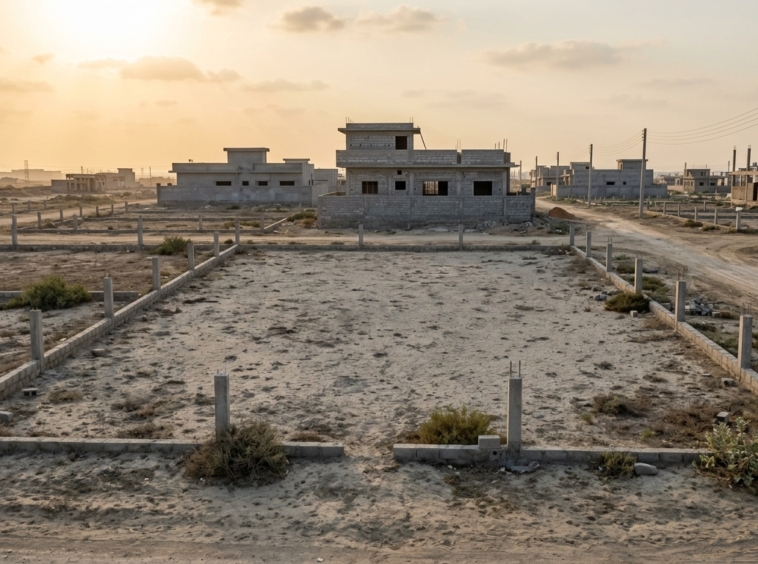 Representative image of a residential plot in Sindh. Not a photograph of the property on this page.