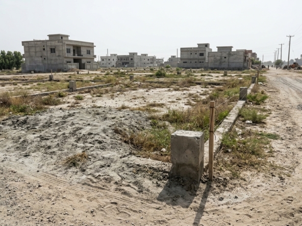 Representative image of a residential plot in Sindh. Not a photograph of the property on this page.