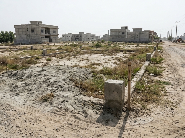 Representative image of a residential plot in Sindh. Not a photograph of the property on this page.