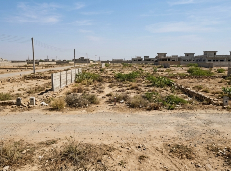 Representative image of a residential plot in Sindh. Not a photograph of the property on this page.
