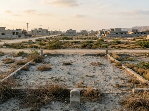 Representative image of a residential plot in Sindh. Not a photograph of the property on this page.