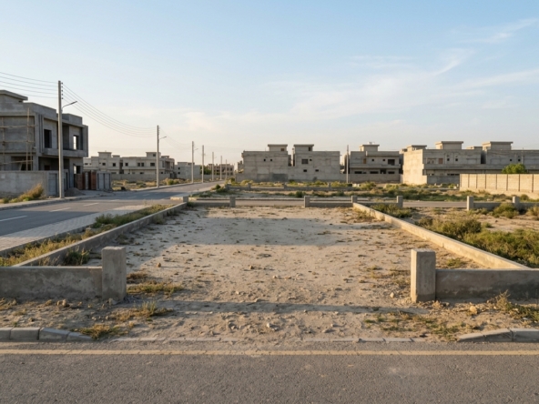 Representative image of a residential plot in Sindh. Not a photograph of the property on this page.