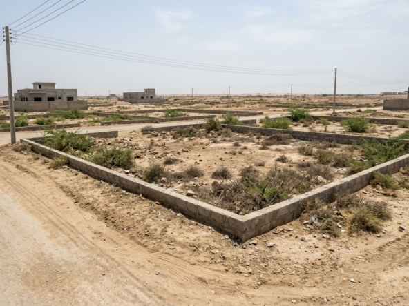 Representative image of a residential plot in Sindh. Not a photograph of the property on this page.