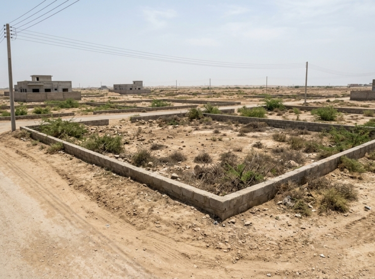 Representative image of a residential plot in Sindh. Not a photograph of the property on this page.