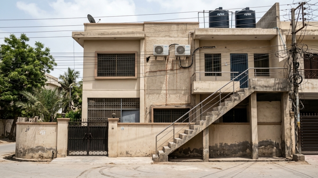 Representative image of the upper portion of a house. Not a photograph of the property on this page.