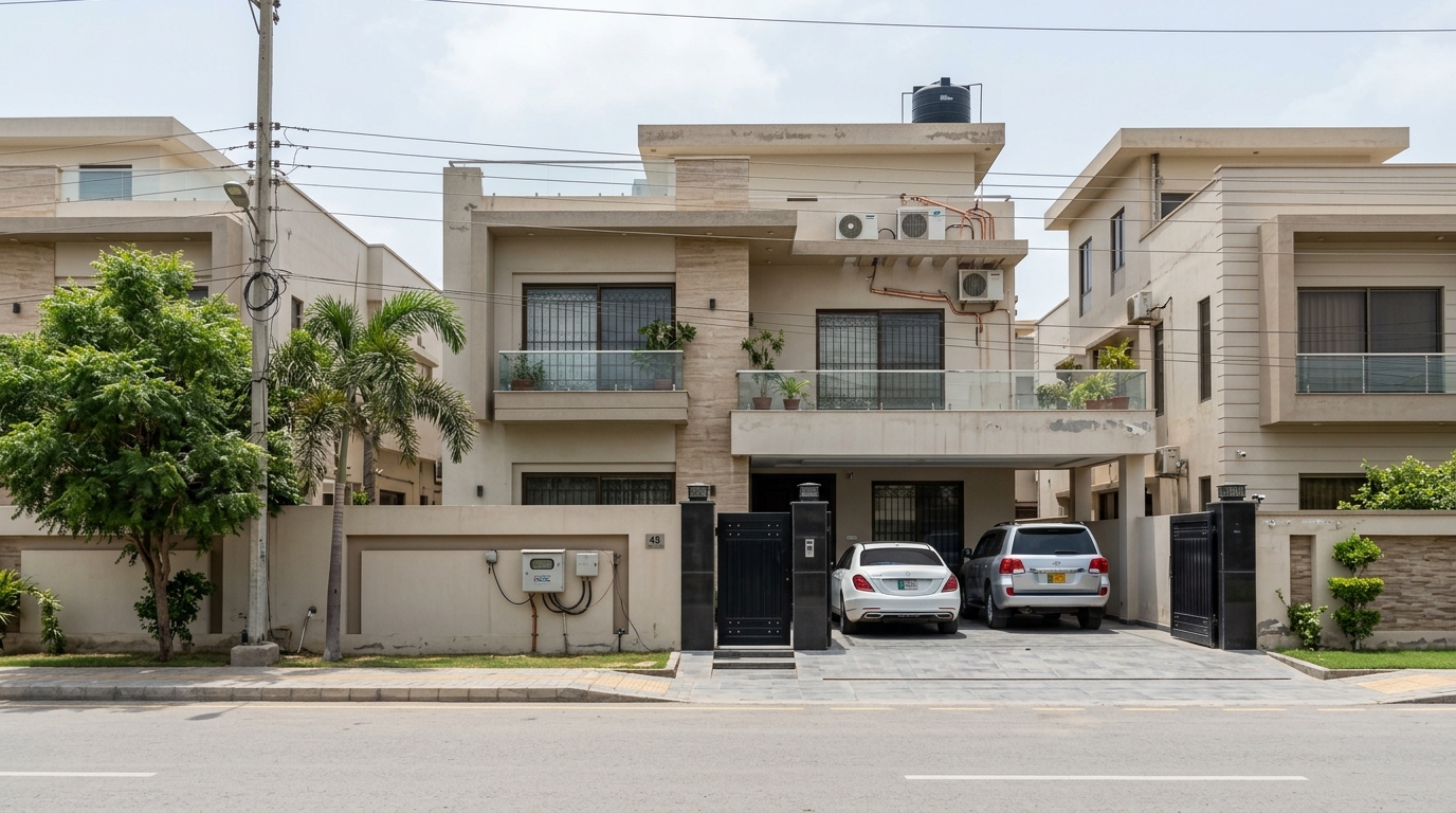 Representative image of a villa in Karachi. Not a photograph of the property on this page.