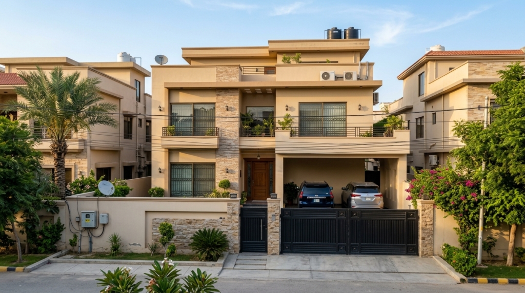 Representative image of a villa in Karachi. Not a photograph of the property on this page.
