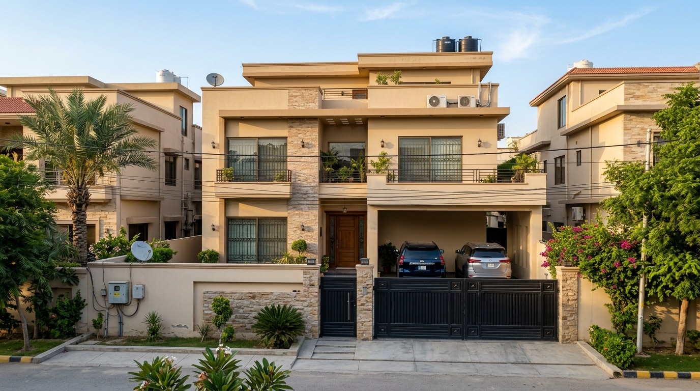 Representative image of a villa in Karachi. Not a photograph of the property on this page.