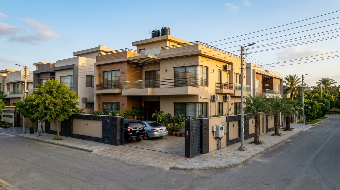 Representative image of a villa in Karachi. Not a photograph of the property on this page.
